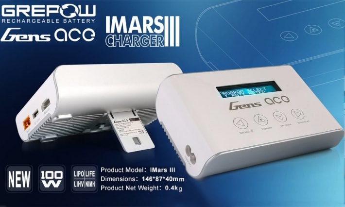 lipo battery charger for rc cars GENS ImarsIII gens ace