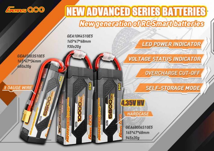 Gens ace advanced series rc smart battery