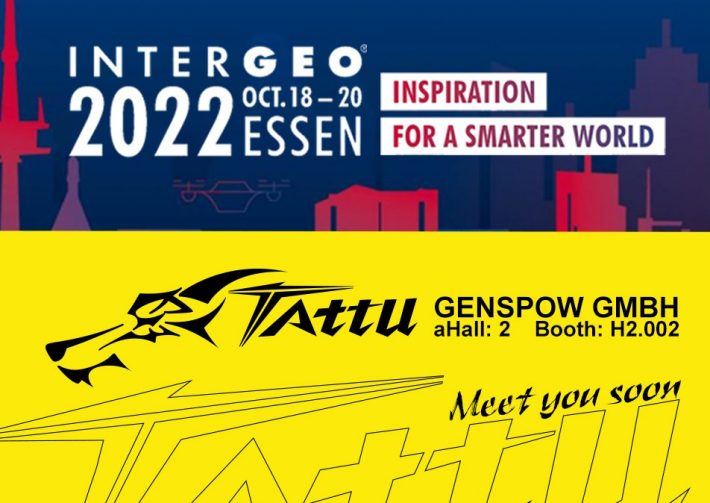 Tattu will exhibit at the 2022 INTERGEO Drone EXPO in Essen, Germany
