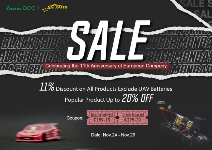 Black Friday Hot Deal and Celebrate EU Company’s 11th - Anniversary in November