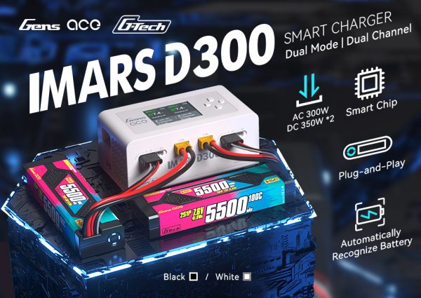 Launching the Gens ace Imars D300: The Smart Charger from G-Tech ECO