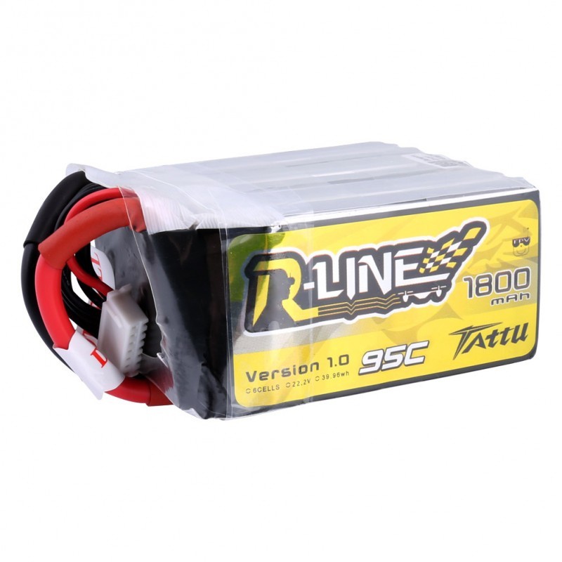Tattu 1800mAh 95C 4S 14.8V Lipo Batterie XT60 Plug Pour RC Drone FPV Racing Quad