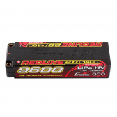 Gens ace 9600mAh  2S 7.6V 140C HardCase 58# Redline 2.0 Series Lipo Battery with 5.0mm bullet for RC cars