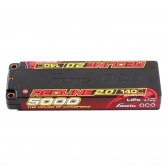 Gens ace 5000mAh 2S 7.4V 140C HardCase 56# Redline 2.0 Series Lipo Battery with 5.0mm bullet for RC Racing Car