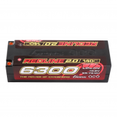 Gens ace 6300mAh  4S 15.2V 140C HardCase 59# Redline Series Lipo Battery with 5.0mm bullet for RC Car