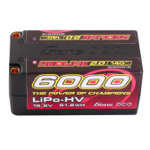 Gens ace 6000mAh  4S 15.2V 140C HardCase 69# Redline 2.0 Series Lipo Battery with 5.0mm bullet for RC Vehicle