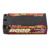 Gens ace 8000mAh  1S 3.8V 140C HardCase 65# Redline Series Lipo Battery with 5.0mm bullet for Racing Car