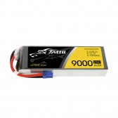 TATTU 9000mAh 22.2V 25C 6S1P Lipo Battery Pack with EC5