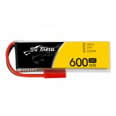 Tattu 600mAh 3.7V 30C 1S1P Lipo Battery Pack with JST Plug(1 pcs/pack)