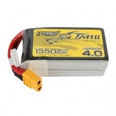 Tattu R-Line Version 4.0 1550mAh 14.8V 130C 4S1P Lipo Battery Pack with XT60 Plug