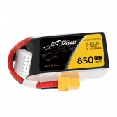 Tattu 850mAh 14.8V 75C 4S1P Lipo Battery Pack with XT60 plug