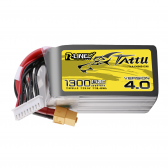 Tattu R-Line Version 4.0 1300mAh 29.6V 130C 8S1P Lipo Battery Pack with XT60 Plug