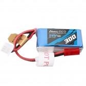Gens ace 300mAh 7.4V 45C 2S1P Lipo Battery Pack with JST-SYP Plug