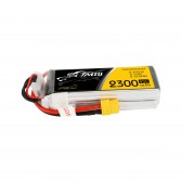 TATTU 2300mAh 14.8V 45C 4S1P Lipo Battery Pack with XT60