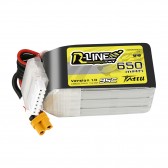 Tattu R-Line 650mAh 95C 22.2V 6S1P Lipo Battery Pack with XT30U-F Plug