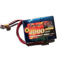 Gens ace 4000mAh 7.4V 2S1P Transmitter Lipo Battery pack