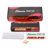 Gens ace 6500mAh  2S 7.6V 140C HardCase 57# Redline 2.0 Series Lipo Battery with 5.0mm bullet for All 1/10 On Road and Off Road