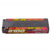 Gens ace 6100mAh 2S1P  140C 7.6V HardCase HV Redline 2.0 Series Lipo Battery for RC Car