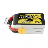 Tattu R-Line Version 3.0 1400mAh 22.2V 120C 6S1P Lipo Battery Pack with XT60 Plug