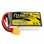 Tattu R-Line Version 3.0 1550mAh 14.8V 120C 4S1P Lipo Battery Pack with XT60 Plug