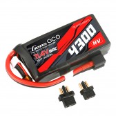 Gens ace 4300mAh 3S1P 11.4V 60C Lipo Battery with XT60/T-plug