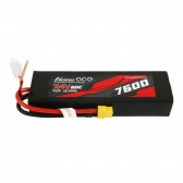 Gens ace 7600mAh 7.4V 60C 2S2P Lipo Battery PC material case with XT60 Plug