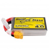 Tattu R-Line Version 4.0 1050mAh 14.8V 130C 4S1P Lipo Battery Pack with XT60 Plug