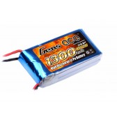 Gens ace 1300mAh 7.4V 25C 2S1P Lipo Battery Pack