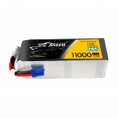 Tattu 11000MAH 22.8V HV 25C 6S1P Lipo Battery Pack with EC5 Plug