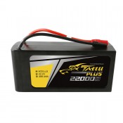 Tattu Plus 22000mAh 22.2V 25C 6S1P Lipo Battery Pack with AS150+XT150 plug